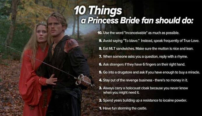 princess bride rules