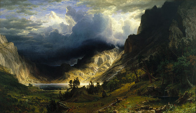 Storm in the Rocky Mountains