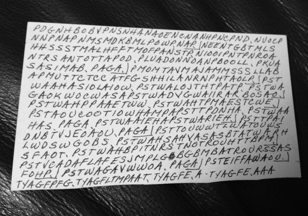 prayer card