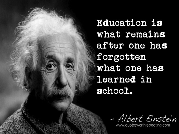 Einstein education