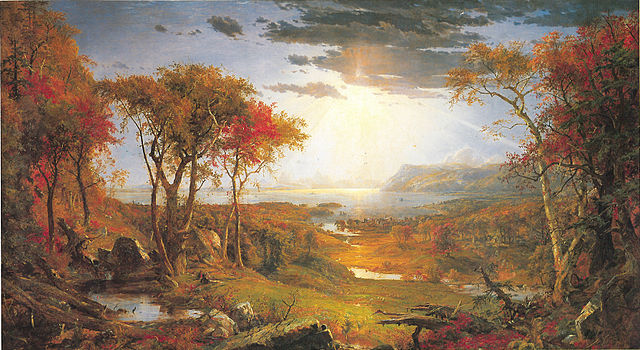 On_the_Hudson_River-1860-Jasper_Francis_Cropsey small